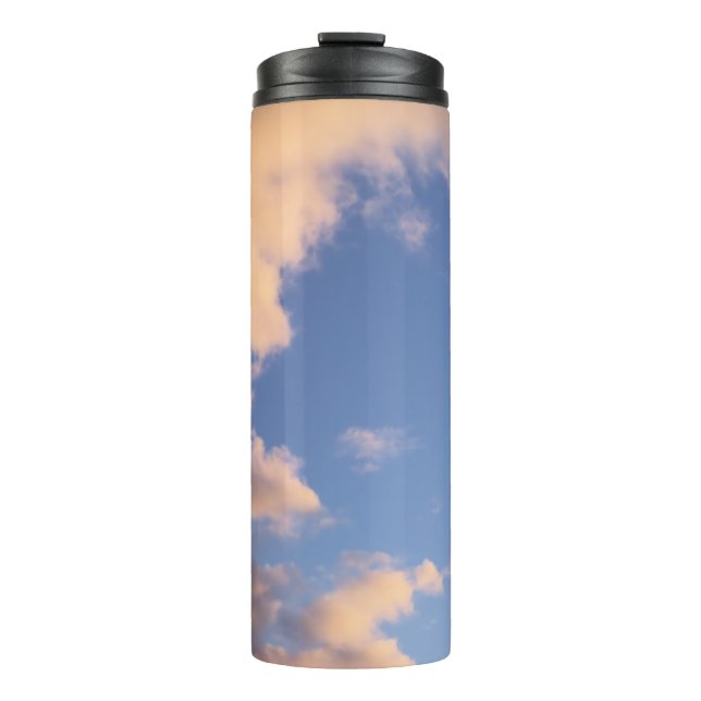 Stormy edges - clouds thermal tumbler (Front)