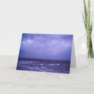 Stormy Evening at Davis Bay Beach ©AH2010 Card
