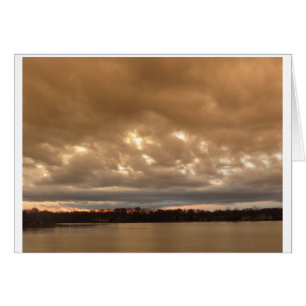 stormy evening sky on Pine Lake #3