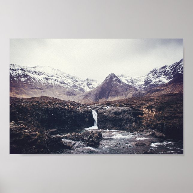 Stormy Fairy Pools | Poster (Front)