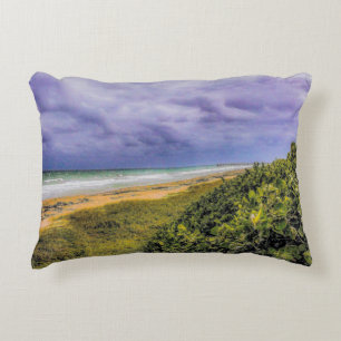 Stormy Jupiter Beach Decorative Cushion