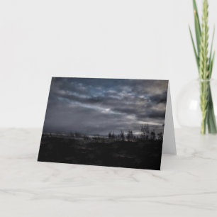 Stormy Night Blank Greeting Card