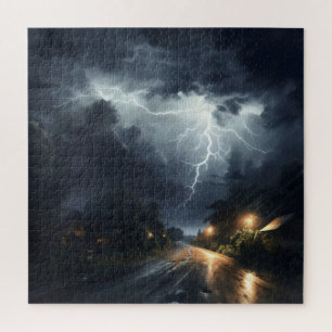 Stormy Night Jigsaw Puzzle