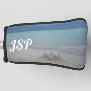 Stormy Sandcastle Beach Landscape Photo Golf Head Cover