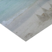 Stormy Sandcastle Beach Landscape Photo Tissue Paper (Corner)