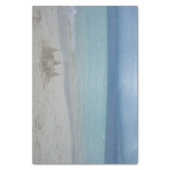 Stormy Sandcastle Beach Landscape Photo Tissue Paper (Vertical)