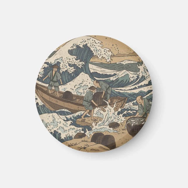 Stormy Sea Magnet (Front)