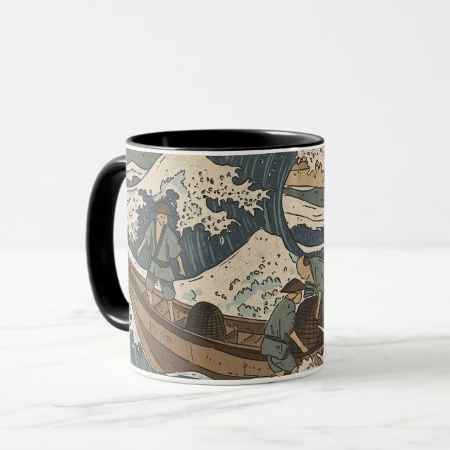 Stormy Sea Mug (Front Left)