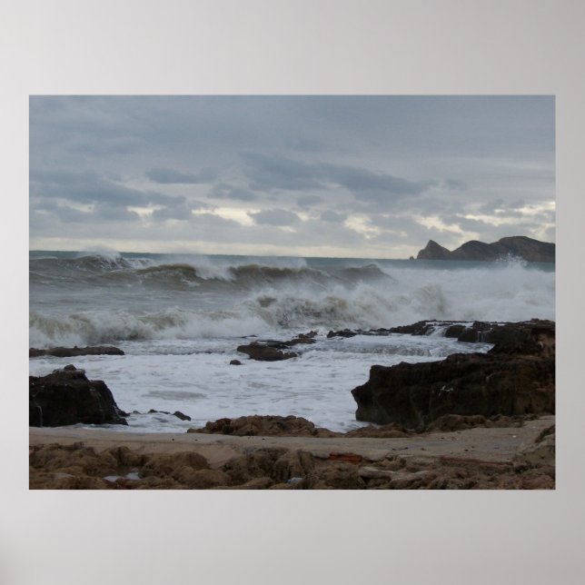 Stormy Sea Poster (Front)