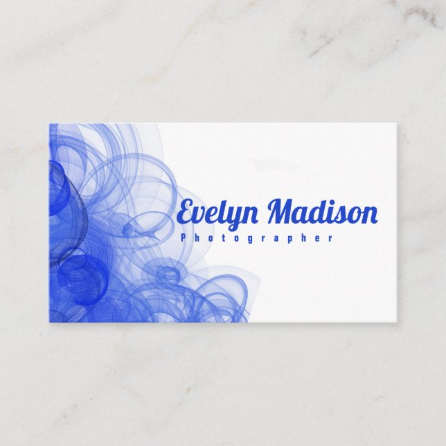 Stormy Sea Waves h7648 Business Card (Front)