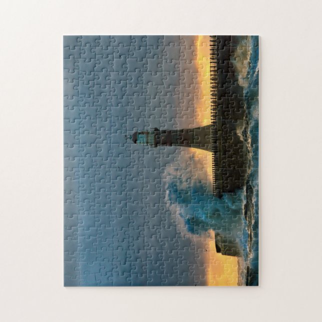 Stormy Seas at Roker Jigsaw Puzzle (Vertical)