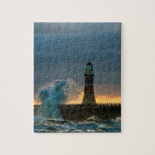 Stormy Seas at Roker Jigsaw Puzzle