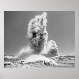 Stormy Seas at Roker Poster/Print Poster