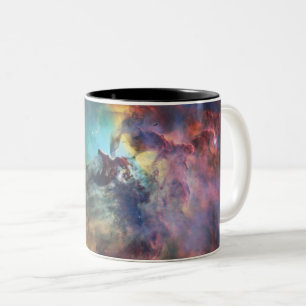 Stormy Seas of Lagoon Nebula in Sagittarius Two-Tone Coffee Mug
