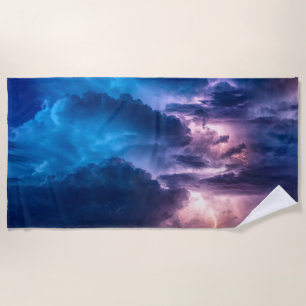 Stormy Skies Beach Towel