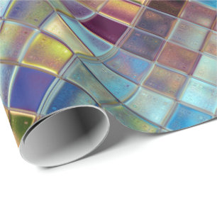 Stormy Skies Customisable Tile Art Wrapping Paper