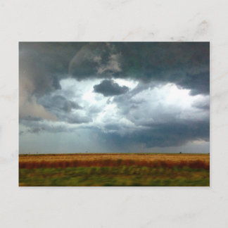 Stormy Skies, KS Postcard