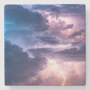 Stormy Skies Stone Coaster