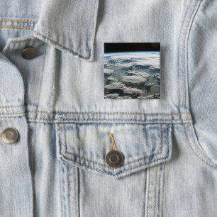 Stormy Sky Above The Amazon 15 Cm Square Badge