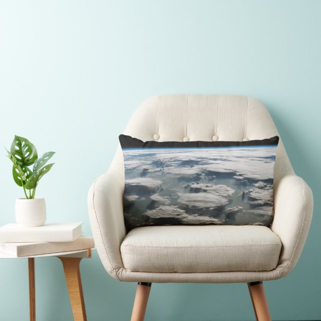 Stormy Sky Above The Amazon Lumbar Cushion (Chair)