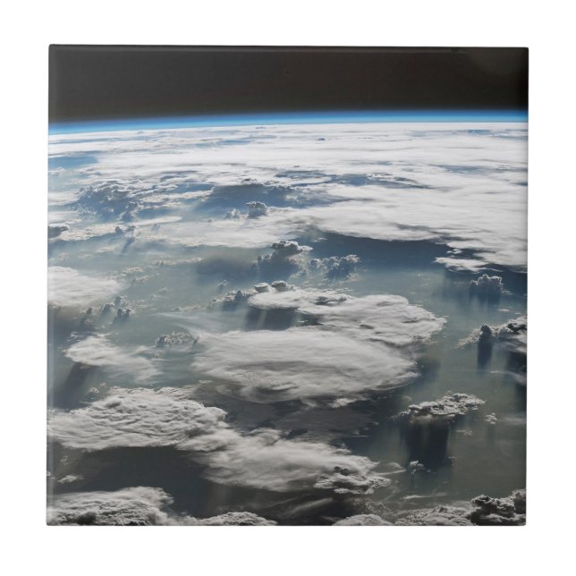 Stormy Sky Above The Amazon Tile (Front)