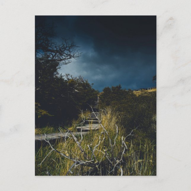 Stormy sky postcard (Front)