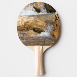 Stormy stream in spring ping pong paddle