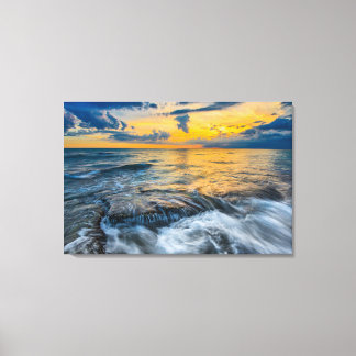 Stormy Sundown Canvas Print