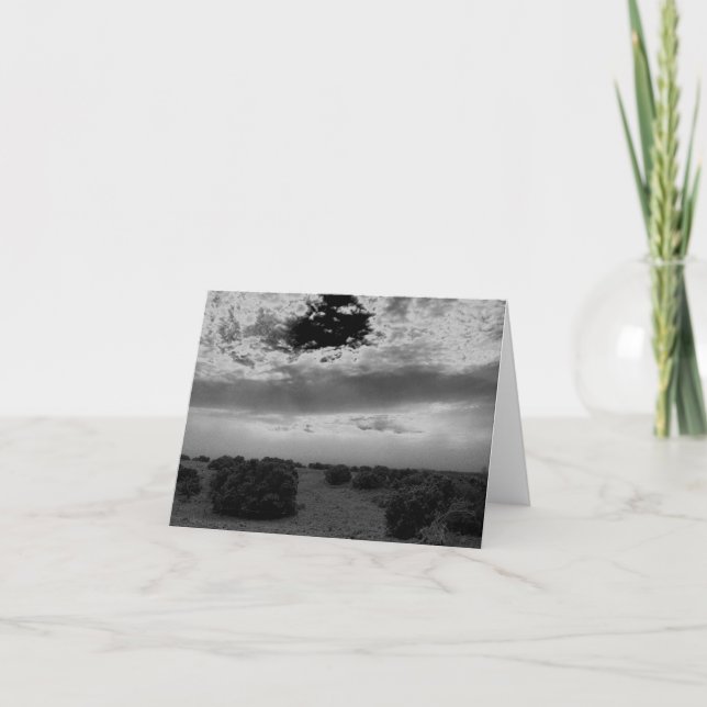 Stormy Sunrise in New Mexico Notecard (Front)