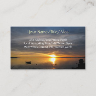 Stormy Sunset Business Card