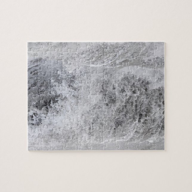 Stormy Wave Crashing Jigsaw Puzzle (Horizontal)