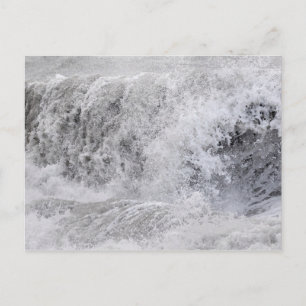 Stormy Wave Crashing Postcard