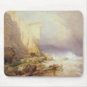 Stormy Weather, Clearing Seaton Cliffs Mouse Mat