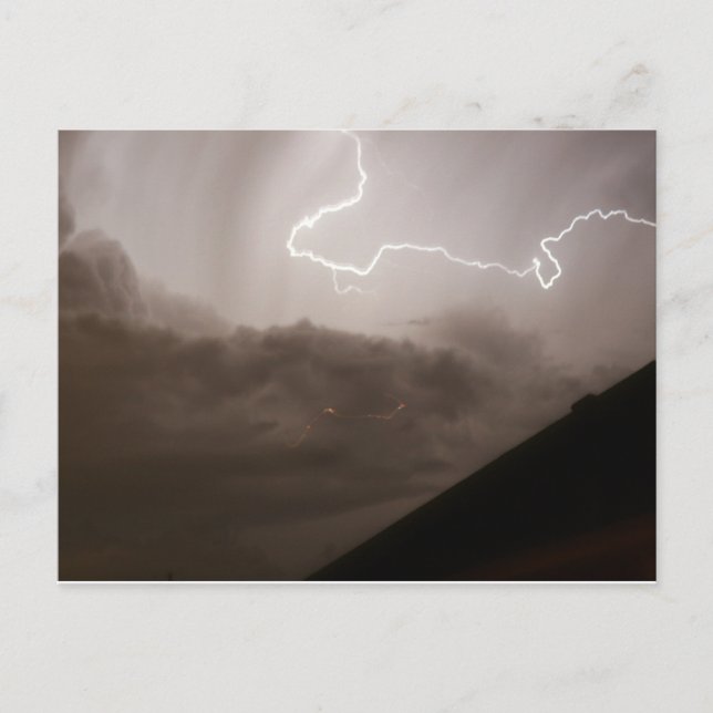 Stormy Weather in Texas Postcard (Front)