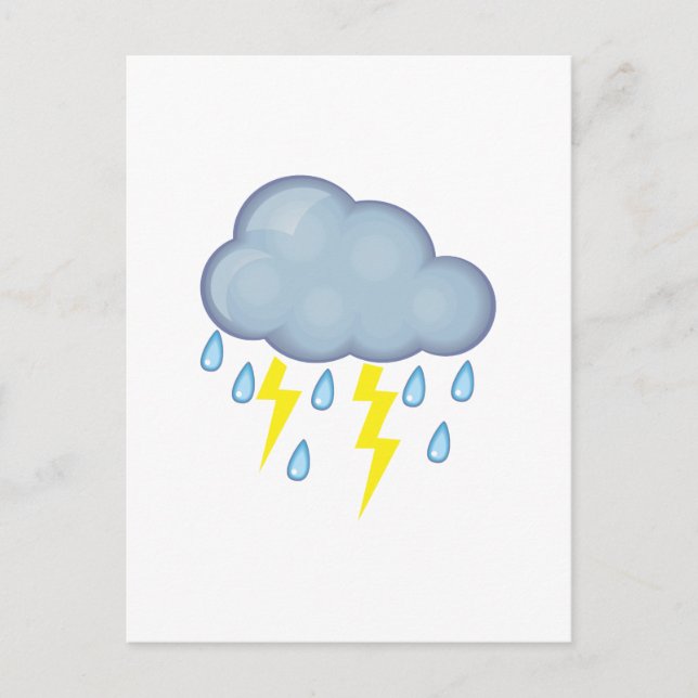 Stormy Weather Postcard (Front)