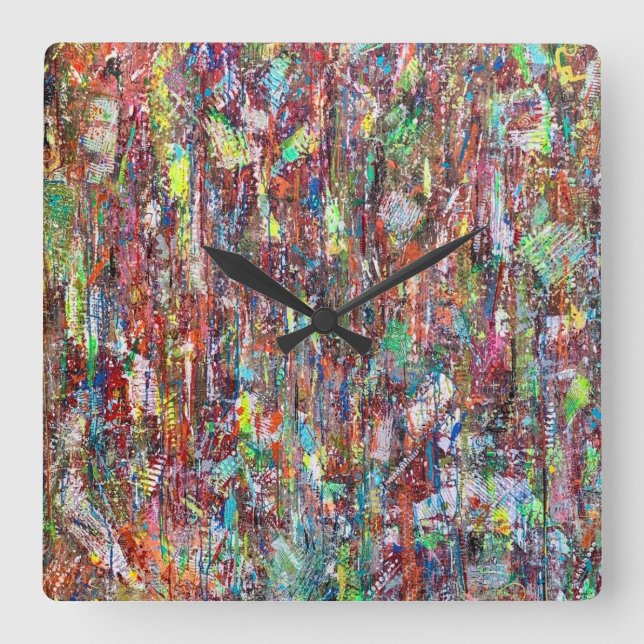 Stormy Weather Wall Clock (Front)