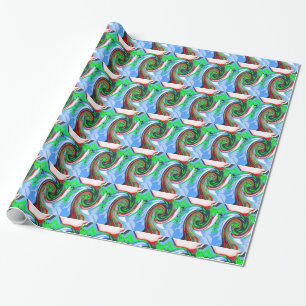 Stormy weather wrapping paper