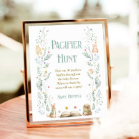 Story Book Baby Shower Pacifier Hunt Game