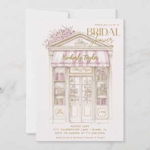 Story Book Bookstore Library Bridal Shower Invitation