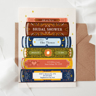 Story Book Library The Next Chapter Bridal Shower Invitation