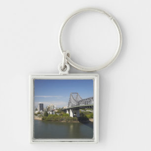 Story Bridge, Brisbane River, and Kangaroo Key Ring