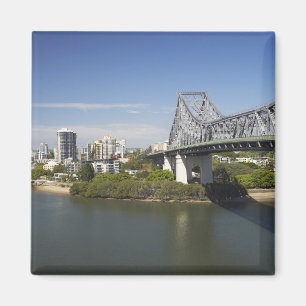 Story Bridge, Brisbane River, and Kangaroo Magnet