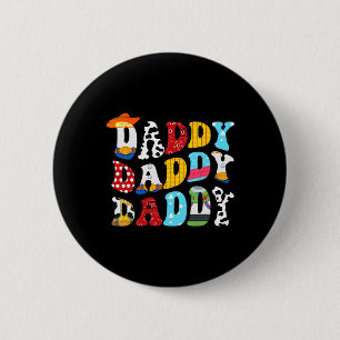 Story Daddy Toy Boy Story Dad Fathers Day Tee For 6 Cm Round Badge