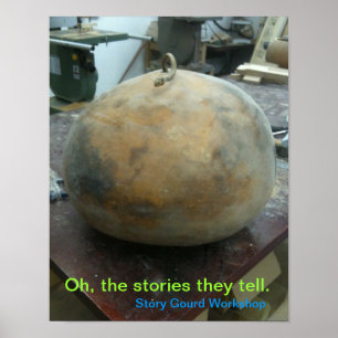 Story Gourd Poster- Whole Gourd Poster