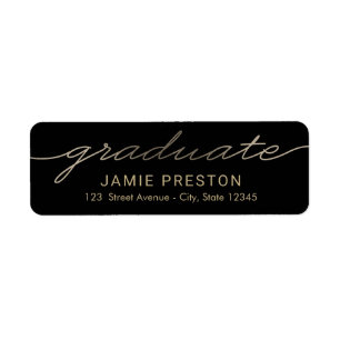 Story Grid EDITABLE COLOR Graduation Address Label