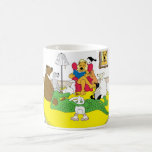 Story Hour Children's Mug<br><div class="desc">A whimsical and special mug for all ages but mostly kids to enjoy - "Story Hour". The penguin, the sheep, the bear, the alligator and bunny together listening to the lion read them a story. The illustration makes a great birthday gift or birthday favour for the whole party. You can...</div>