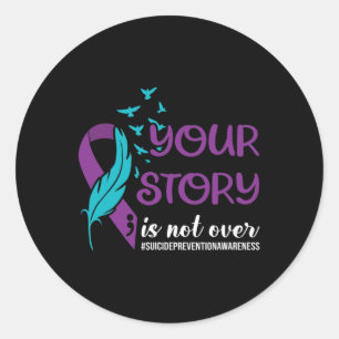 Story Isn't Over Classic Round Sticker