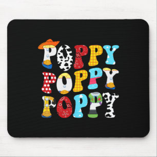 Story Poppy Toy Boy Story Dad Fathers Day Tee For Mouse Mat