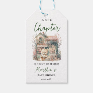 Storybook A New Chapter About Begins Baby Shower Gift Tags