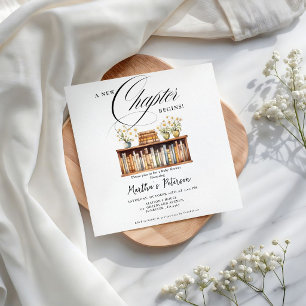 Storybook A New Chapter About toBegins Baby Shower Invitation